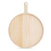 SOGA 7 inch Round Premium Wooden Pine Food Serving Tray Charcuterie Board Paddle Home Decor, Kitchenware > Table Top > Servingware > Servingware Platter, , , , ,  - NZ DEPOT 1