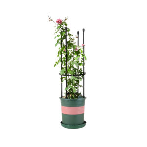 SOGA 73cm 4-Bar Plant Frame Stand Trellis Vegetable Flower Herbs Outdoor Vine Support Garden Rack with Rings, Garden, Tools & Hardware, Gardening & Lawn Care, Garden Decor, ,  - NZ DEPOT 1