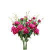 SOGA 8 Bunch Artificial Silk Rose 5 Heads Flower Fake Bridal Bouquet Table Decor Pink, Home & Living, Home Decor, Artificial Plants, , ,  - NZ DEPOT 1