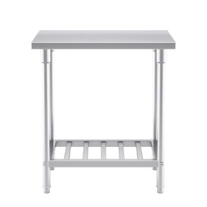 SOGA 80*70*85cm Commercial Catering Kitchen Stainless Steel Prep Work Bench, furniture > kitchen & dining room furniture > buffets, sideboards & kitchen islands, , , , ,  - NZ DEPOT 2