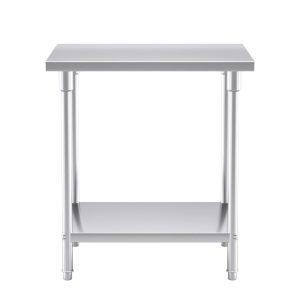 SOGA 80*70*85cm Commercial Catering Kitchen Stainless Steel Prep Work Bench, furniture > kitchen & dining room furniture > buffets, sideboards & kitchen islands, , , , ,  - NZ DEPOT 2