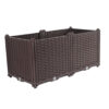 SOGA 80cm Raised Planter Box Vegetable Herb Flower Outdoor Plastic Plants Garden Bed Deepen, Garden, Tools & Hardware>Gardening & Lawn Care>Pots, Planters & Container Accessories, , , , ,  - NZ DEPOT 1