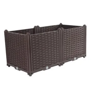 Buy SOGA 80cm Raised Planter Box Vegetable Herb Flower Outdoor Plastic Plants Garden Bed Deepen Online - Garden, Tools & Hardware/Gardening & Lawn Care/Pots, Planters & Container Accessories - 1 - NZ Depot Free Shipping
