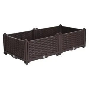 Buy SOGA 80cm Raised Planter Box Vegetable Herb Flower Outdoor Plastic Plants Garden Bed Online - Garden, Tools & Hardware/Gardening & Lawn Care/Pots, Planters & Container Accessories - 1 - NZ Depot Free Shipping