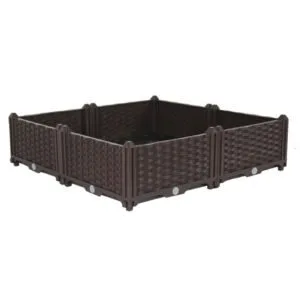 Buy SOGA 80cm Raised Planter Box Vegetable Herb Flower Outdoor Plastic Plants Garden Bed Online - Garden, Tools & Hardware/Gardening & Lawn Care/Pots, Planters & Container Accessories - 1 - NZ Depot Free Shipping