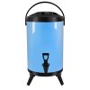 SOGA 8L Stainless Steel Insulated Milk Tea Barrel Hot and Cold Beverage Dispenser Container with Faucet Blue, Home & Living>Kitchen & Dining>Barware>Spirit Dispensers, , , , ,  - NZ DEPOT 1