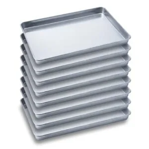Buy SOGA 8X Aluminium Oven Baking Pan Cooking Tray for Bakers Gastronorm 60*40*5cm Online - Home & Living/Kitchen & Dining/Bakeware/Baking Trays - 1 - NZ Depot Free Shipping