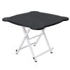 SOGA Black Minimalist Cat Ear Folding Table Indoor Outdoor Portable Stall Desk Home Decor, Furniture>Living Room Furniture>Tables, , , , ,  - NZ DEPOT 1