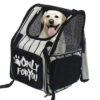 SOGA Black Pet Carrier Backpack Breathable Mesh Portable Safety Travel Essentials Outdoor Bag, Pet Supplies>Dogs>Carriers & Travel Products, , , , ,  - NZ DEPOT 1