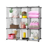 SOGA Black Portable 9-Cube Storage Organiser Foldable DIY Modular Grid Space Saving Shelf, Furniture, Storage & Shelving, Home Storage, , ,  - NZ DEPOT 1