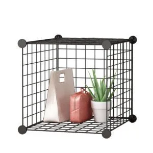 Buy SOGA Black Portable Single Cube Storage Organiser Foldable DIY Modular Grid Space Saving Shelf Online - Furniture/Storage & Shelving/Home Storage - 1 - NZ Depot Free Shipping