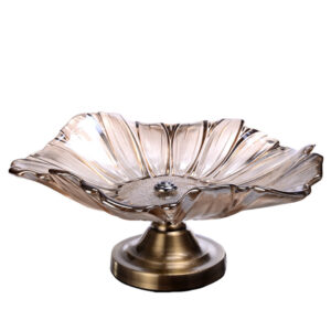 SOGA Bronze Tulip Crystal Glass Fruit Bowl Candy Holder Countertop Dessert Serving Basket Decor, Kitchenware, Food Preperation, Food Prep, Cleaning & Organising, ,  - NZ DEPOT 1