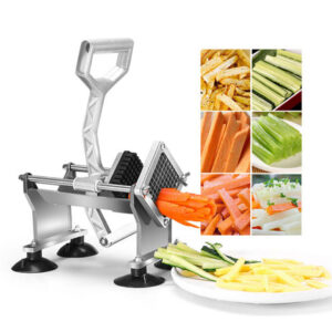 SOGA Stainless Steel Potato Cutter Commercial-Grade French Fry and Fruit/Vegetable Slicer with 3 Blades, Home & Living, Kitchen & Dining, Kitchen Tools & Utensils, Graters, Peelers & Slicers, ,  - NZ DEPOT 2