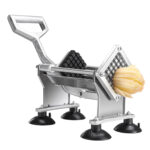 SOGA Stainless Steel Potato Cutter Commercial-Grade French Fry and Fruit/Vegetable Slicer with 3 Blades, Home & Living>Kitchen & Dining>Kitchen Tools & Utensils>Graters, Peelers & Slicers, , , , ,  - NZ DEPOT 1