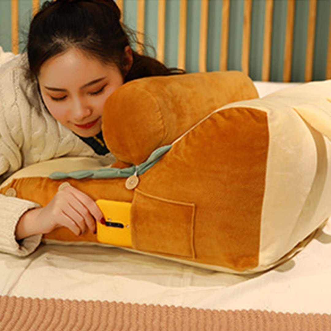 SOGA Cute Face Toast Bread Wedge Cushion Stuffed Plush Cartoon Back Support Pillow Home Decor - SCushion024 - Furniture/Living Room Furniture/Occasional Chairs - 9 - NZ DEPOT SOGA Buy SOGA Cute Face Toast Bread Wedge Cushion Stuffed Plush Cartoon Back Support Pillow Home Decor Online - Furniture/Living Room Furniture/Occasional Chairs - 9 - NZ Depot Free Shipping