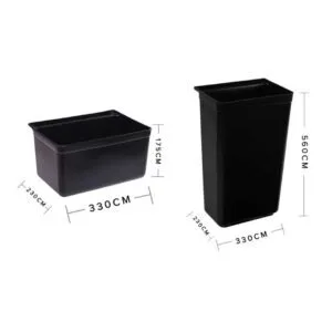 Buy SOGA Food Trolley Large & Small Utility Cart Waste Storage Bin Online - Business & Industrial/Food Service/Food Service Carts - 2 - NZ Depot Free Shipping