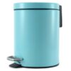 SOGA Foot Pedal Stainless Steel Rubbish Recycling Garbage Waste Trash Bin Round 7L Blue, Home & Living>Kitchen & Dining>Kitchen Storage>Kitchen Bins, , , , , - NZ DEPOT 1