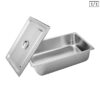 SOGA Gastronorm GN Pan Full Size 1/1 GN Pan 15cm Deep Stainless Steel Tray With Lid, Home & Living>Kitchen & Dining>Bakeware>Baking Trays, , , , ,  - NZ DEPOT 1