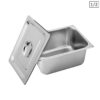 SOGA Gastronorm GN Pan Full Size 1/2 GN Pan 15cm Deep Stainless Steel With Lid, Home & Living>Kitchen & Dining>Bakeware>Baking Trays, , , , ,  - NZ DEPOT 1