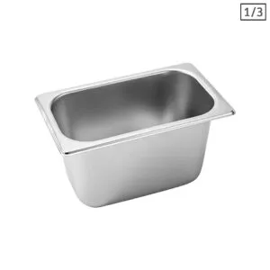 Buy SOGA Gastronorm GN Pan Full Size 1/3 GN Pan 15cm Deep Stainless Steel Tray Online - Home & Living/Kitchen & Dining/Bakeware/Baking Trays - 1 - NZ Depot Free Shipping