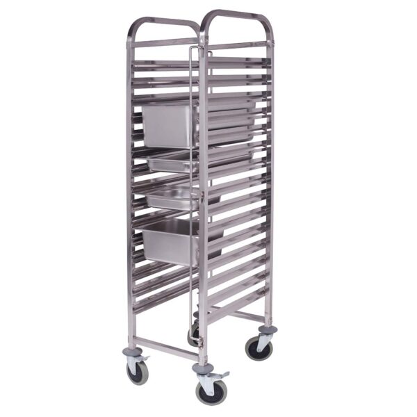 Soga Gastronorm Trolley 15 Tier Stainless Steel Bakery Trolley Suits Gn 1/1 Pans, Business &Amp; Industrial, Food Service, Food Service Carts, , ,  - Nz Depot 1