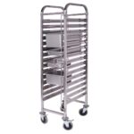 SOGA Gastronorm Trolley 16 Tier Stainless Steel Bakery Trolley Suits GN 1/1 Pans, Business & Industrial>Food Service>Food Service Carts, , , , ,  - NZ DEPOT 1