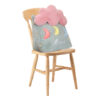 SOGA Green Cute Moon Cloud Cushion Soft Leaning Lumbar Wedge Pillow Bedside Plush Home Decor, Furniture>Living Room Furniture>Occasional Chairs, , , , ,  - NZ DEPOT 1