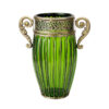 SOGA Green European Colored Glass Home Decor Jar Flower Vase with Two Metal Handle, Home & Living>Home Decor>Vases, , , , ,  - NZ DEPOT 1