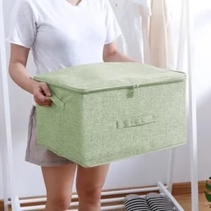 Buy SOGA Green Large Portable Double Zipper Storage Box Moisture Proof Clothes Basket Foldable Home Organiser Online - Furniture/Storage & Shelving/Home Storage - 2 - NZ Depot Free Shipping