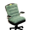 SOGA Green One Piece Dino Cushion Office Sedentary Butt Mat Back Waist Chair Support Home Decor, Furniture>Living Room Furniture>Occasional Chairs, , , , ,  - NZ DEPOT 1
