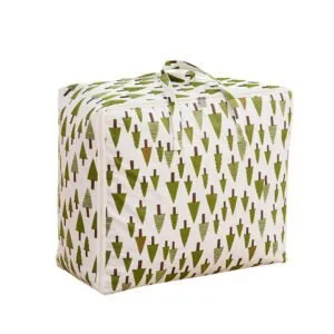 Buy SOGA Green Pine Tree Medium Storage Luggage Bag Double Zipper Foldable Travel Organiser Essentials Online - Furniture/Storage & Shelving/Home Storage - 1 - NZ Depot Free Shipping