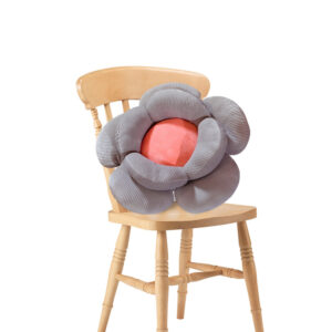 SOGA Grey Double Flower Shape Cushion Soft Bedside Floor Plush Pillow Home Decor, Furniture, Living Room Furniture, Occasional Chairs, , ,  - NZ DEPOT 1