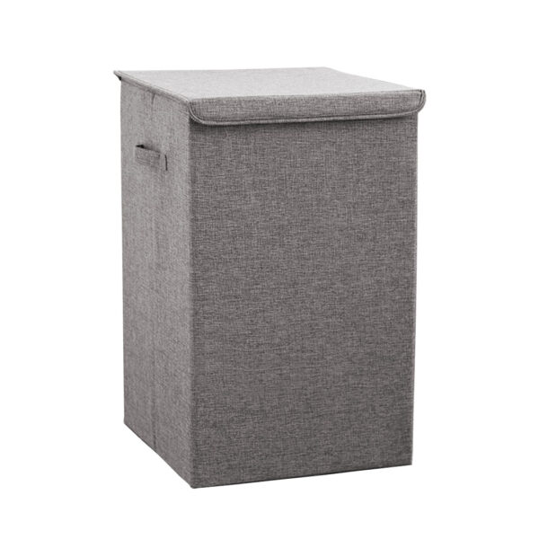 Soga Grey Large Collapsible Laundry Hamper Storage Box Foldable Canvas Basket Home Organiser Decor, Furniture, Storage &Amp; Shelving, Home Storage, ,  - Nz Depot 1