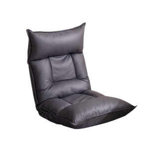 SOGA Grey Lounge Recliner Lazy Sofa Bed Tatami Cushion Collapsible Backrest Seat Home Office Decor, Furniture, Living Room Furniture, Occasional Chairs, , ,  - NZ DEPOT 1
