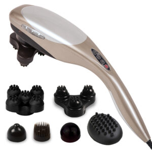 SOGA Hand Held Full Body Massager with 6 attachments Back Pain Therapy, health & beauty, personal care, massagers, , ,  - NZ DEPOT 1