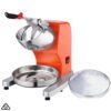 SOGA Ice Shaver Electric Stainless Steel Ice Crusher Slicer Machine Commercial Orange, Electronics & Appliances>Appliances>Small Kitchen Appliances>Specialty Appliances>Ice Maker, , , , ,  - NZ DEPOT 1