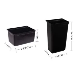 Buy SOGA Large Food Trolley Utility Cart Waste Storage Bin Online - Business & Industrial/Food Service/Food Service Carts - 2 - NZ Depot Free Shipping