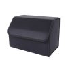 SOGA Leather Car Boot Collapsible Foldable Trunk Cargo Organizer Portable Storage Box Black Medium, Garden, Tools & Hardware>Automotive Parts & Accessories>Accessories & Car Care>Interior Accessories, , , , ,  - NZ DEPOT 1