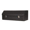 SOGA Leather Car Boot Collapsible Foldable Trunk Cargo Organizer Portable Storage Box Black/White Stitch with Lock Large, Garden, Tools & Hardware>Automotive Parts & Accessories>Accessories & Car Care>Interior Accessories, , , , ,  - NZ DEPOT 1