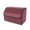 SOGA Leather Car Boot Collapsible Foldable Trunk Cargo Organizer Portable Storage Box Red Medium, Garden, Tools & Hardware>Automotive Parts & Accessories>Accessories & Car Care>Interior Accessories, , , , ,  - NZ DEPOT 1