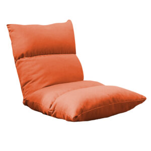 SOGA Lounge Floor Recliner Adjustable Lazy Sofa Bed Folding Game Chair Orange, Furniture, Living Room Furniture, Occasional Chairs, , ,  - NZ DEPOT 1