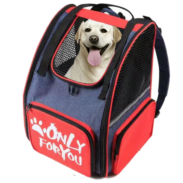 SOGA Red Pet Carrier Backpack Breathable Mesh Portable Safety Travel Essentials Outdoor Bag, Pet Supplies>Dogs>Carriers & Travel Products, , , , ,  - NZ DEPOT 1