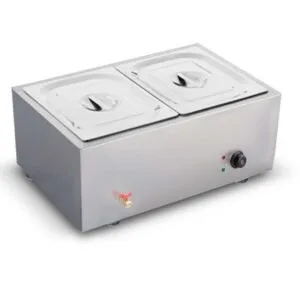 Buy SOGA Stainless Steel 2 X 1/2 GN Pan Electric Bain-Marie Food Warmer with Lid Online - Business & Industrial/Food Service/Plate & Dish Warmers - 1 - NZ Depot Free Shipping
