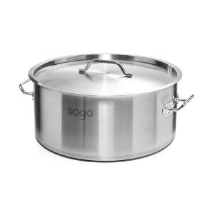 SOGA Stock Pot 113Lt Top Grade Thick Stainless Steel Stockpot 18/10, home & living > kitchen & dining > cookware > stock & multi pots, , , , ,  - NZ DEPOT 1