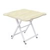 SOGA White Minimalist Cat Ear Folding Table Indoor Outdoor Portable Stall Desk Home Decor, Furniture>Living Room Furniture>Tables, , , , ,  - NZ DEPOT 1