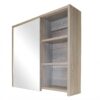 The European Bathroom Mirror Cabinet 100% WaterProof - 700 Wooden, Mirror - NZ DEPOT
