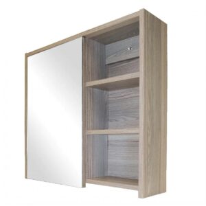 The European Bathroom Mirror Cabinet 100% WaterProof - 700 Wooden, Mirror - NZ DEPOT