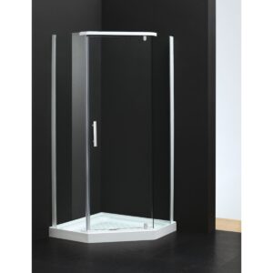 Shower Glass Bay Series 2 Sides 1000X1000X1900MM RF1000 Angle Shower NZ DEPOT - NZ DEPOT