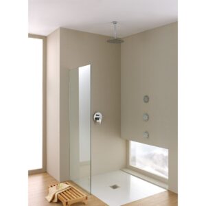 Shower Glass - Rock Series 870mm side panel