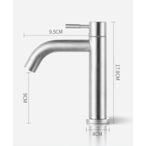 Single cold water wash hand basin tap faucet for bathroom - NZ DEPOT